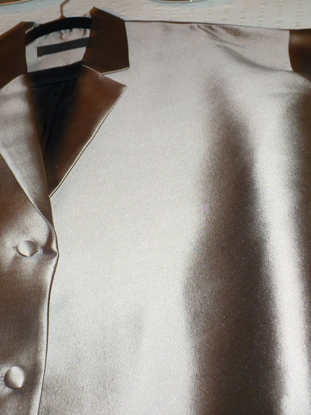 BRIAN BAILEY WOOL SILK JACKET - TAUPE
